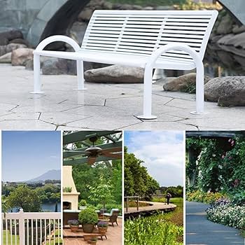 Amazon.co.jp: 屋外ガーデンベンチ、47/59/71インチパークベンチ