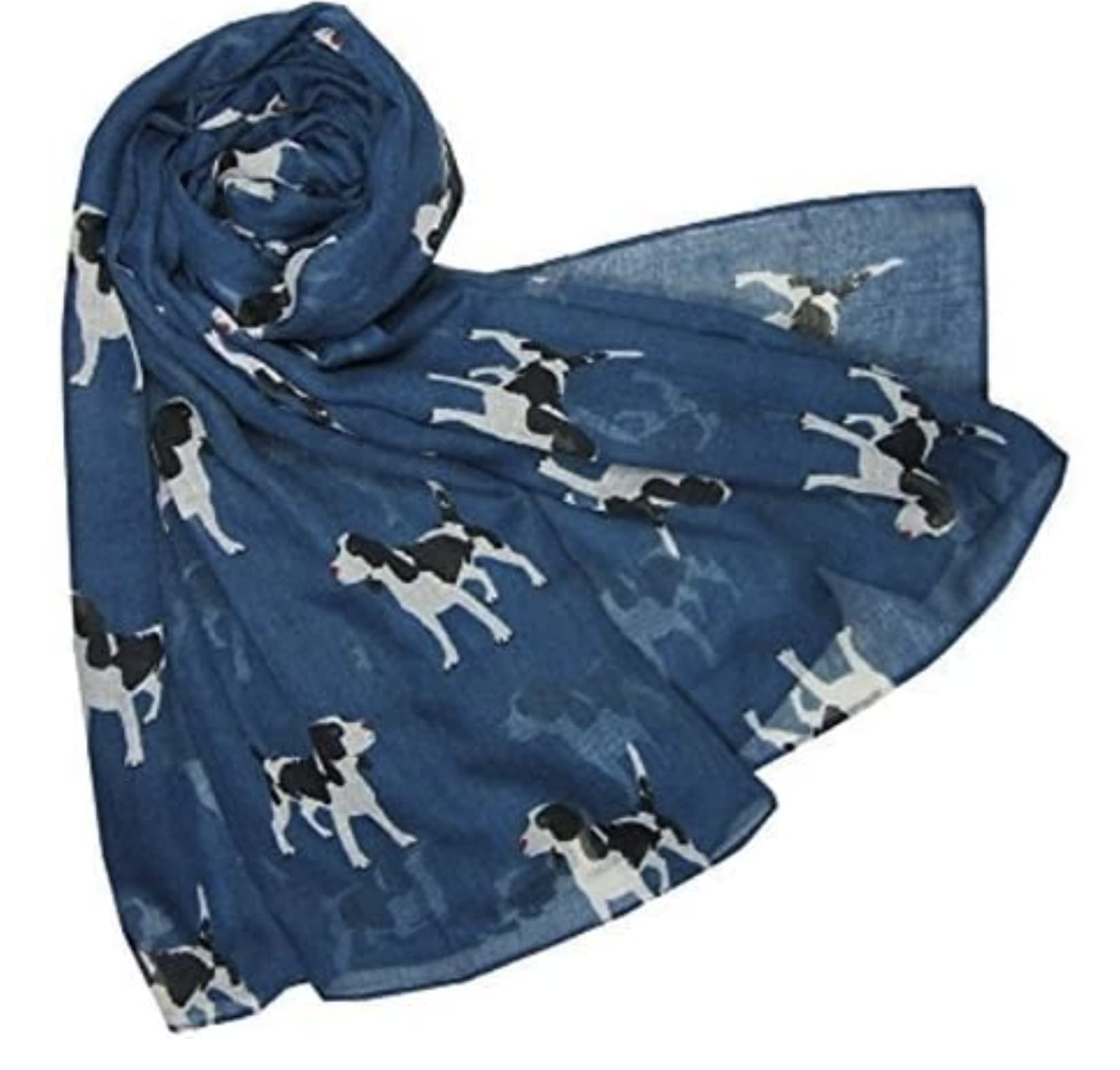World of Shawls Pug Dog, Dachshund Dogs, Spaniel Dog, Jack Russell Print Scarf