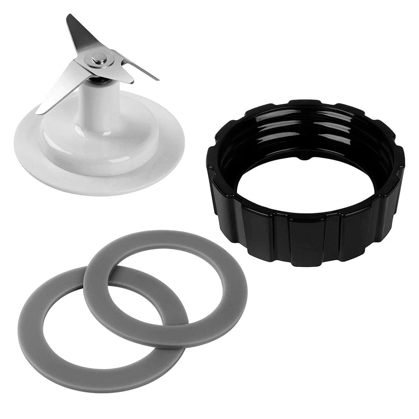 Blender Blade Blade Gasket Blender Base Bottom Cap and 2 Rubber O Ring Sealing Ring Gasket,Compatible for Hamilton Beach