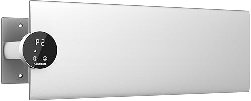 Miniatura 16 de K&KALONZO Calentador de toallas eléctrico, 18.35 pulgadas de ancho x 22.8 pulgadas de alto montado en pared, calentador de toallas con temporizador