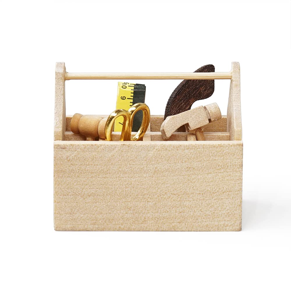 Accessori Miniatura Case Bambole Cassetta Attrezzi Miniatura - Accessori Per Case Bambole E Gnomi Natale Accessori Case Bambole In Miniatura - Foto 8