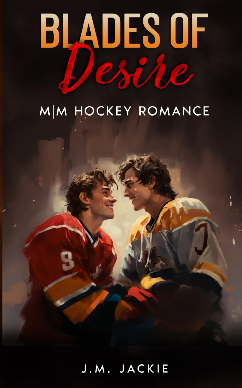 Blades of Desire: M/M Hockey Romance (Love on the Ice)
