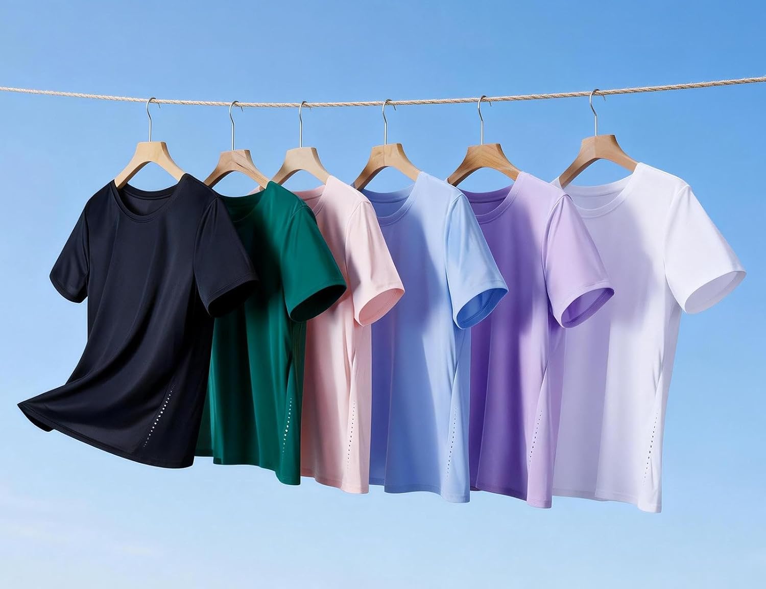 baleaf Women's Short Sleeve Workout Shirts Athletic Tops Sun Protection Breathable T-Shirts Quick Dry Gym Running Tennis - Image 7