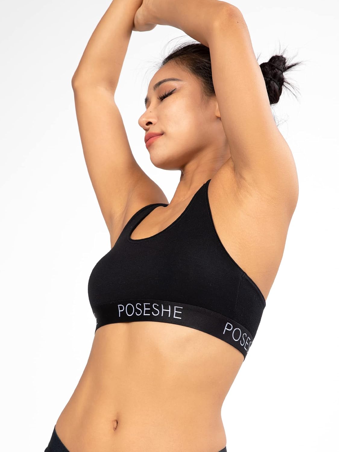 POSESHE Women's Ultra-Soft Micromodal Bralettes, S-5XL Plus Size Bra