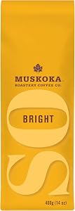Muskoka Roastery Coffee, SO Bright, Whole Bean Coffee, 400g | Light Roast