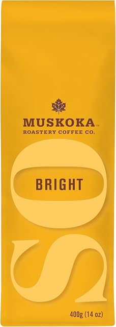 Muskoka Roastery Coffee, SO Bright, haricot entier Coffee, 400g | Léger Rôtissement