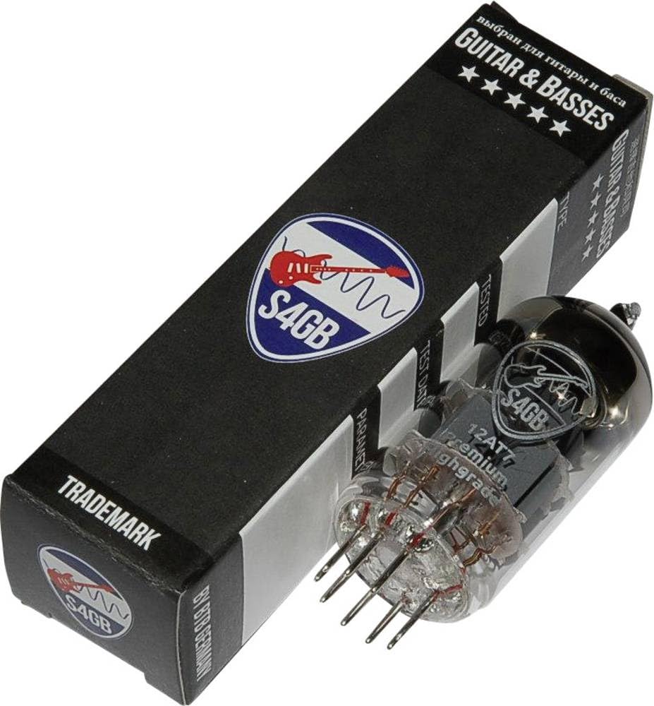 12AT7-S4GB Tube électronique haut de gamme sélectionné pour guitare et basse Double triode Nombre de pôles : 9 Culot : Noval Con