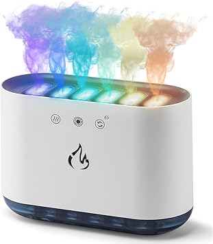 Buharl  Havan Nemlendirici, 900 Ml Geni  Su Kapasitesi, 6 Sprey Haznesi ile Etkili Nemlendirme, Sese Duyarl  Tasar m, M zik ile Ritim Tutma  zelli i, Sessiz Kullan m, Koku Yay c  Aromaterapi Dif z r