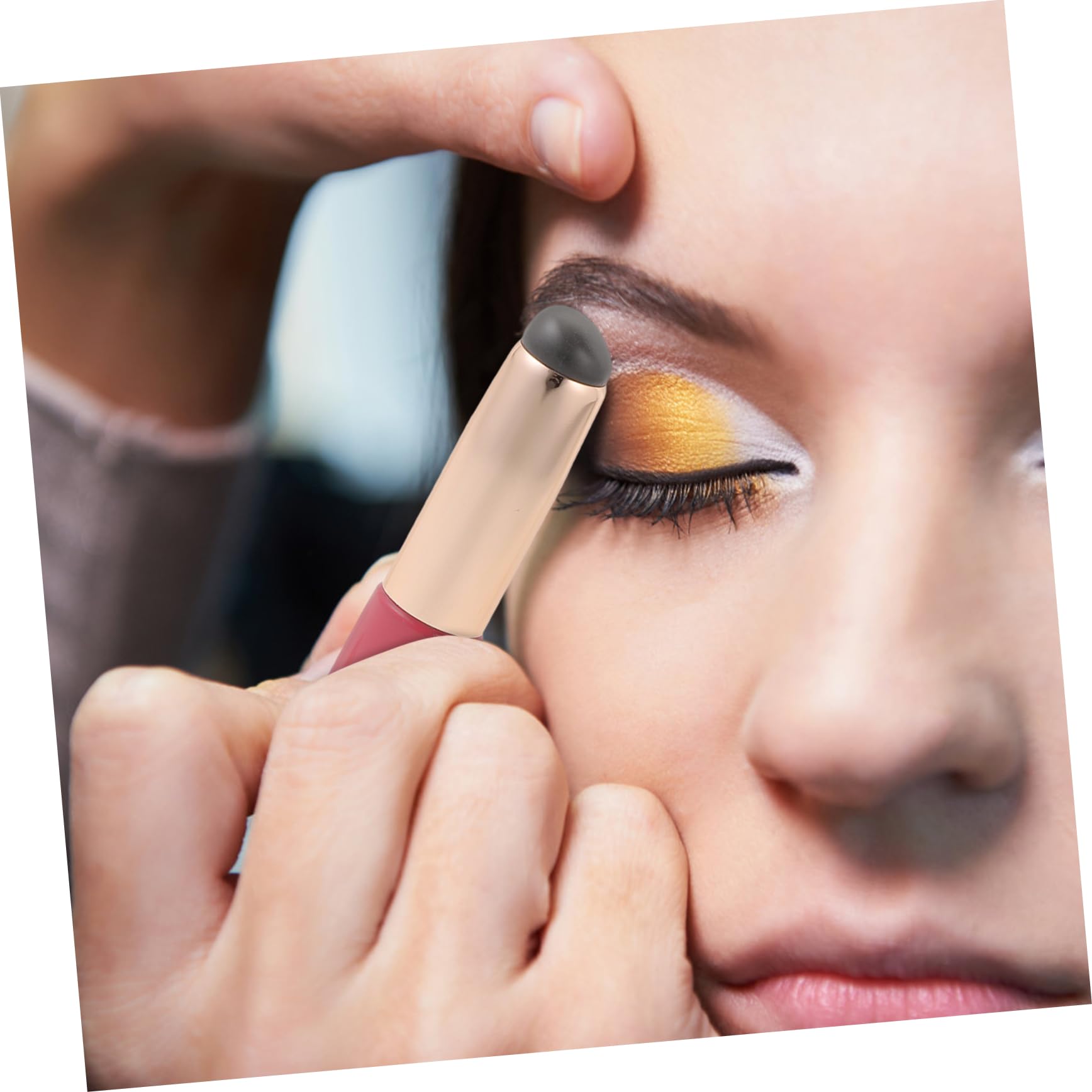 AUTSUPPL Lip Brush Lip Applicator Silicone Makeup Brush Set for Lipstick Concealer