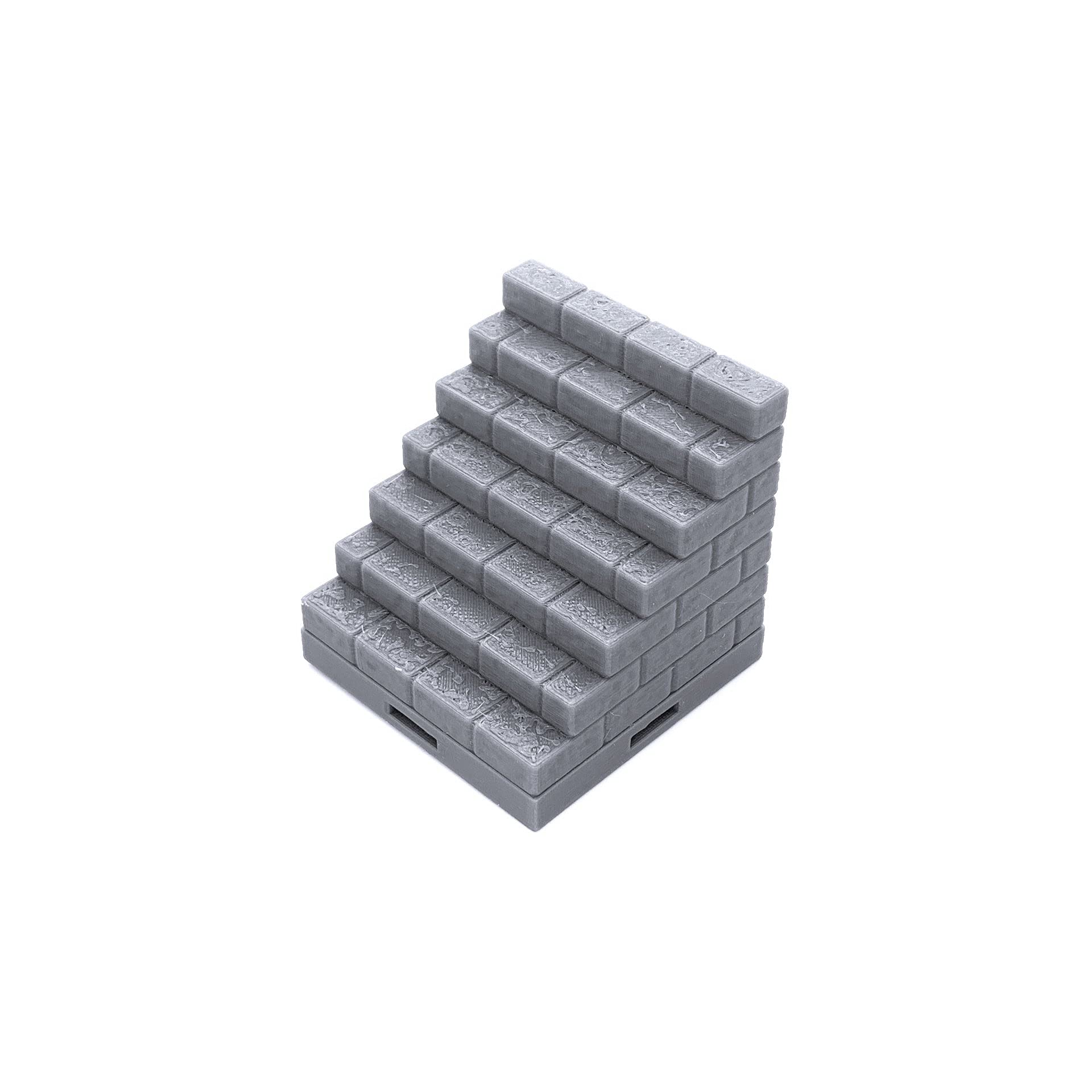 Locking Dungeon Tiles – Masonry Staircase Set For Tabletop RPGs & Wargaming, 3D Printed Terrain - View #7