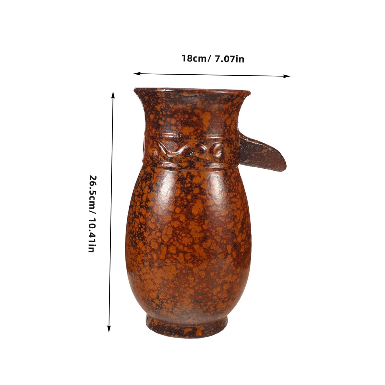 Gatuida Pot pour Fontaine Céramique avec Cascade pour Jardin Cour Salon ou Aquarium Décoration Intérieur et Extérieur