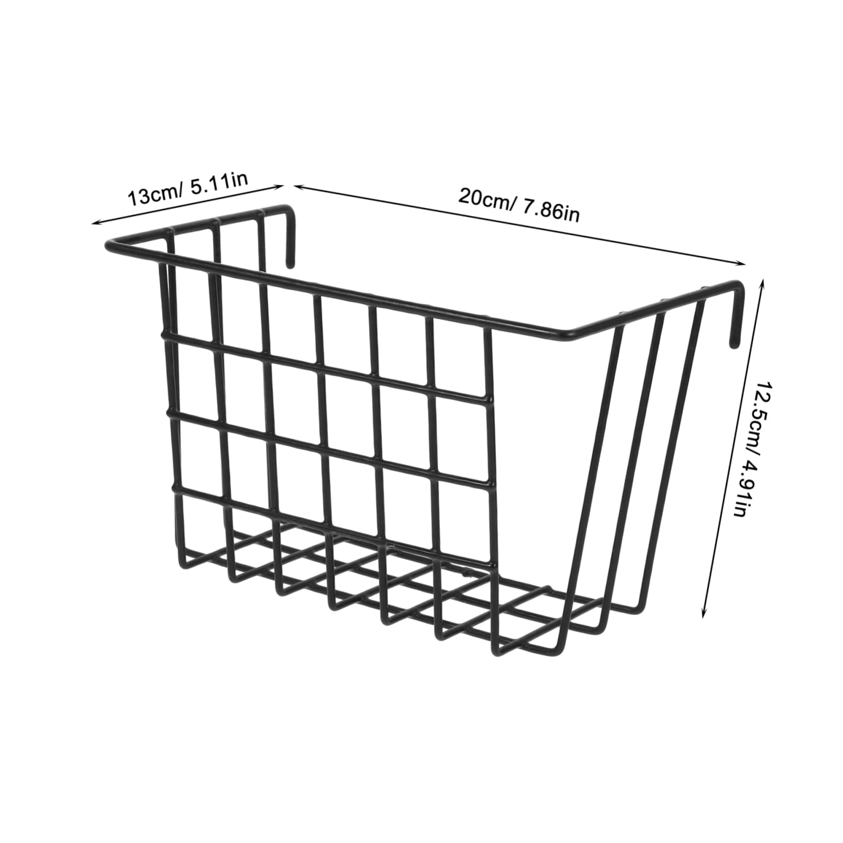 Alipis Bedside Hanging Storage Basket Versatile Sundries Organizer with Breathable Mesh Design for Dormitory Easy Visibility Use for Books Stationery Fruits Small