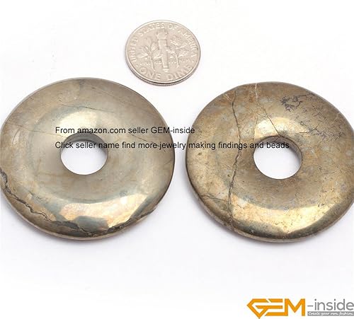 Miniatura 4 de GEM-Inside NaturalRings - Cuentas redondas de piedra de energía hechas a mano para hacer joyas, suministros de cuentas para mujeres, Piedra