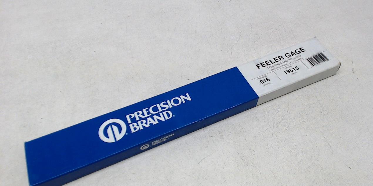 Precision Brand 19515 .016 X 1/2 X 12 Feeler Gage 19515