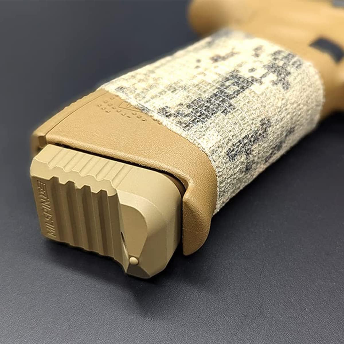 Milspin Magazine Base Plate Window Breaker Compatible with Glock Gen 1-5 | Stainless Steel I Tungsten I Made in USA (Black, Models G17/19/19X/22/23/24/26/27/34/45)