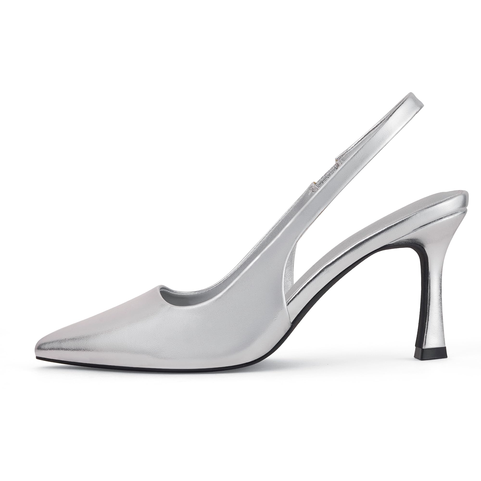Zhabtuc Scarpe Donna Eleganti, Decollete Donna, Slingback Donna, Tacchi Alti a Punta, Stile Classico, Sandali Moda, Facili da Indossare, Stile Classico,EU 36-42