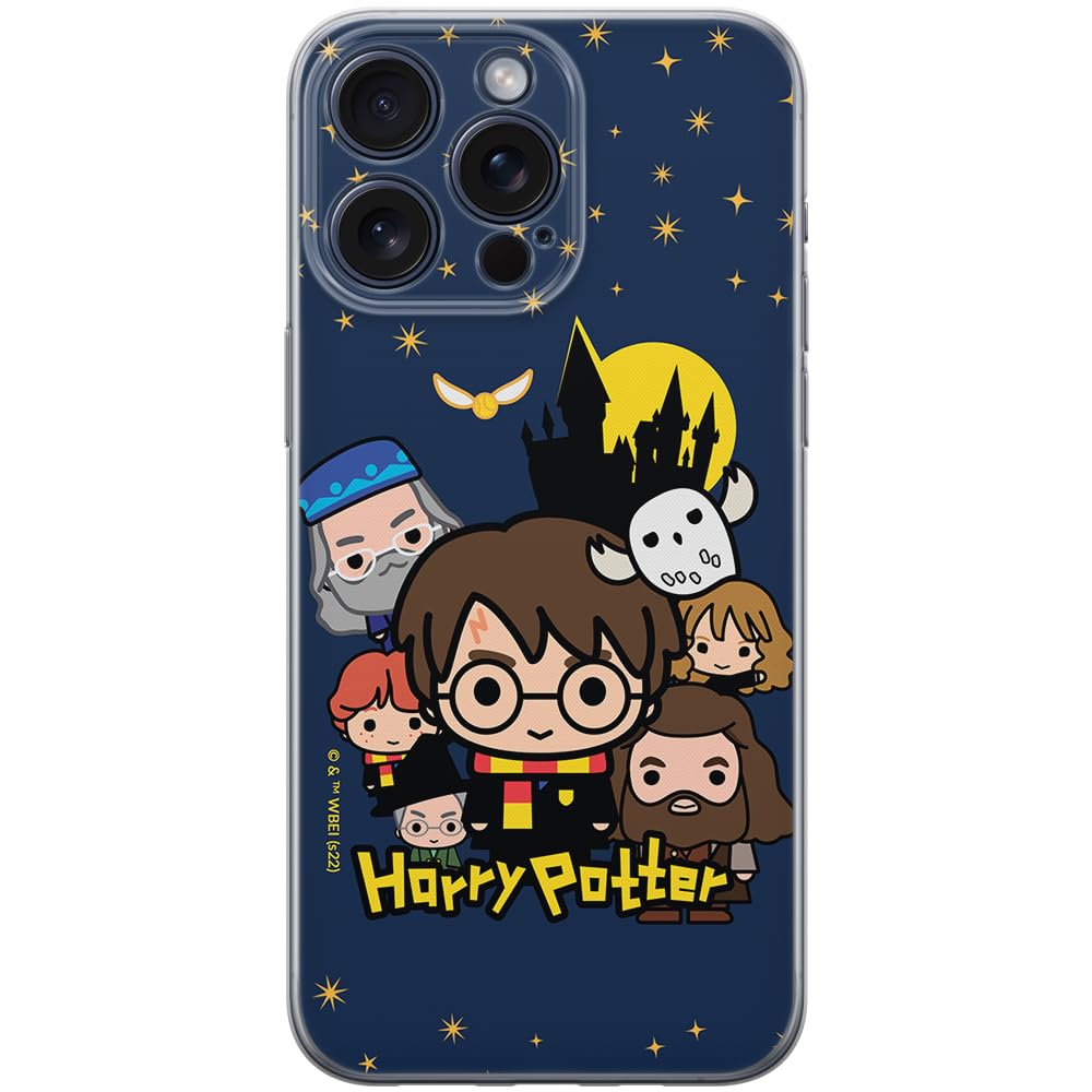 ERT GROUP Mobile Phone case for iPhone 15 PRO MAX Original and Officially Licensed Harry Potter Pattern 100 optimally adapted to The Shape of The Mobile Phone, case Made of TPU