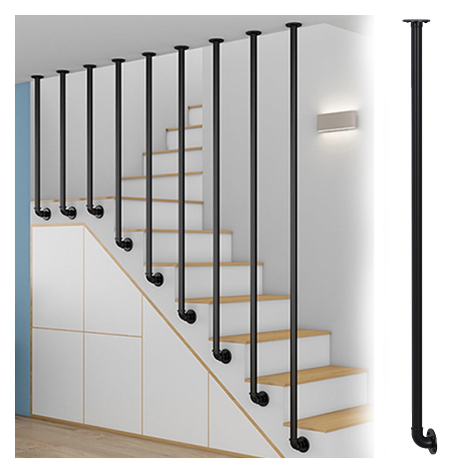 Garde corps escalier pour éliminer les risques de chute sur marches