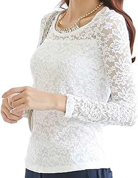 新品タグ付きGRAND NOUVEAU【L】花柄レーストップスカットソー