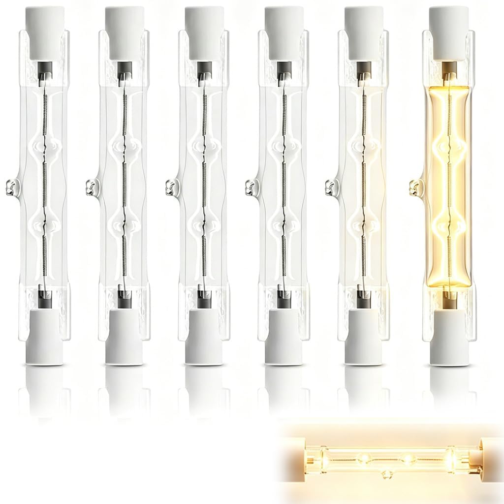 Klyk R7s Halogen Bulb 78mm, J78 Security Light 1600LM 2800K Warm White