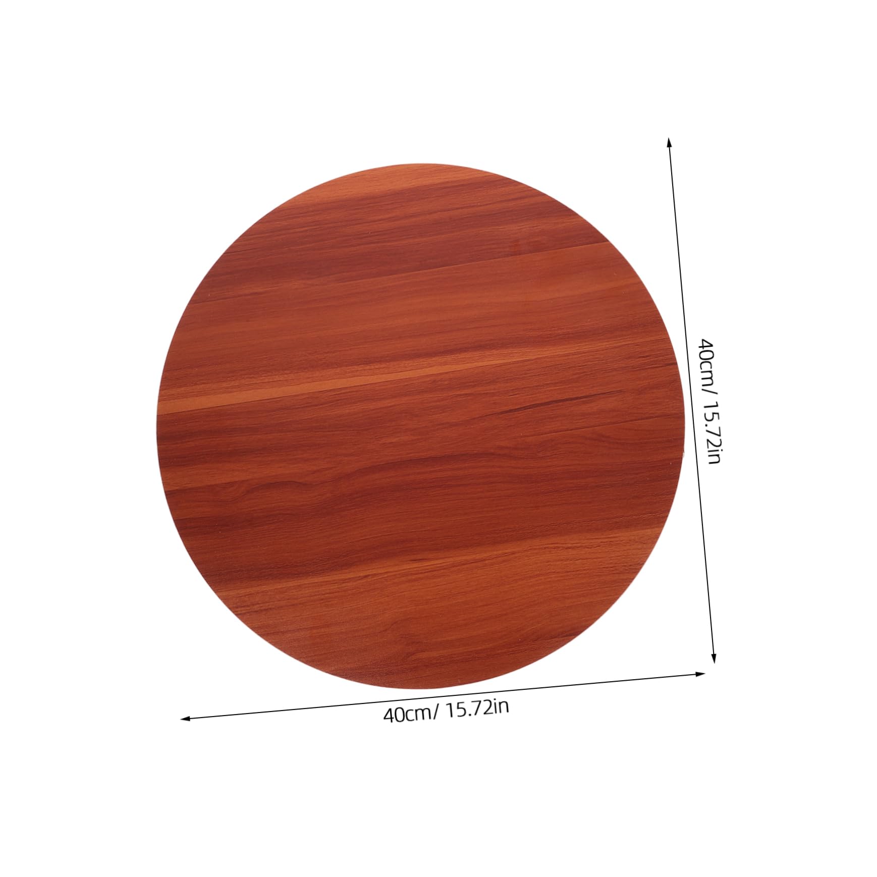 PLAFOPE Piano Tavolo Rotondo in Legno Marrone 40cm, per Fai da Te