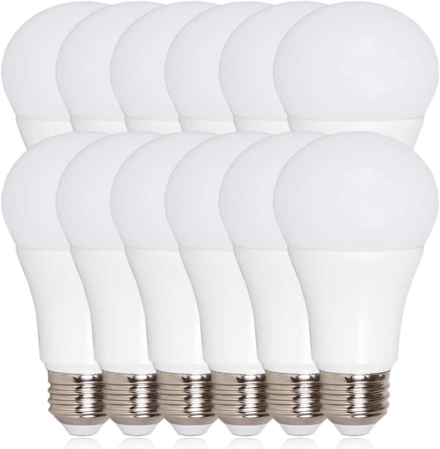 Black Friday Clearance Maxxima LED A19 - 800 Lumens 60 Watt Equivalent Warm White (2700K) Light Bulb, 10 Watts A19 Bulb (Pack of 12)