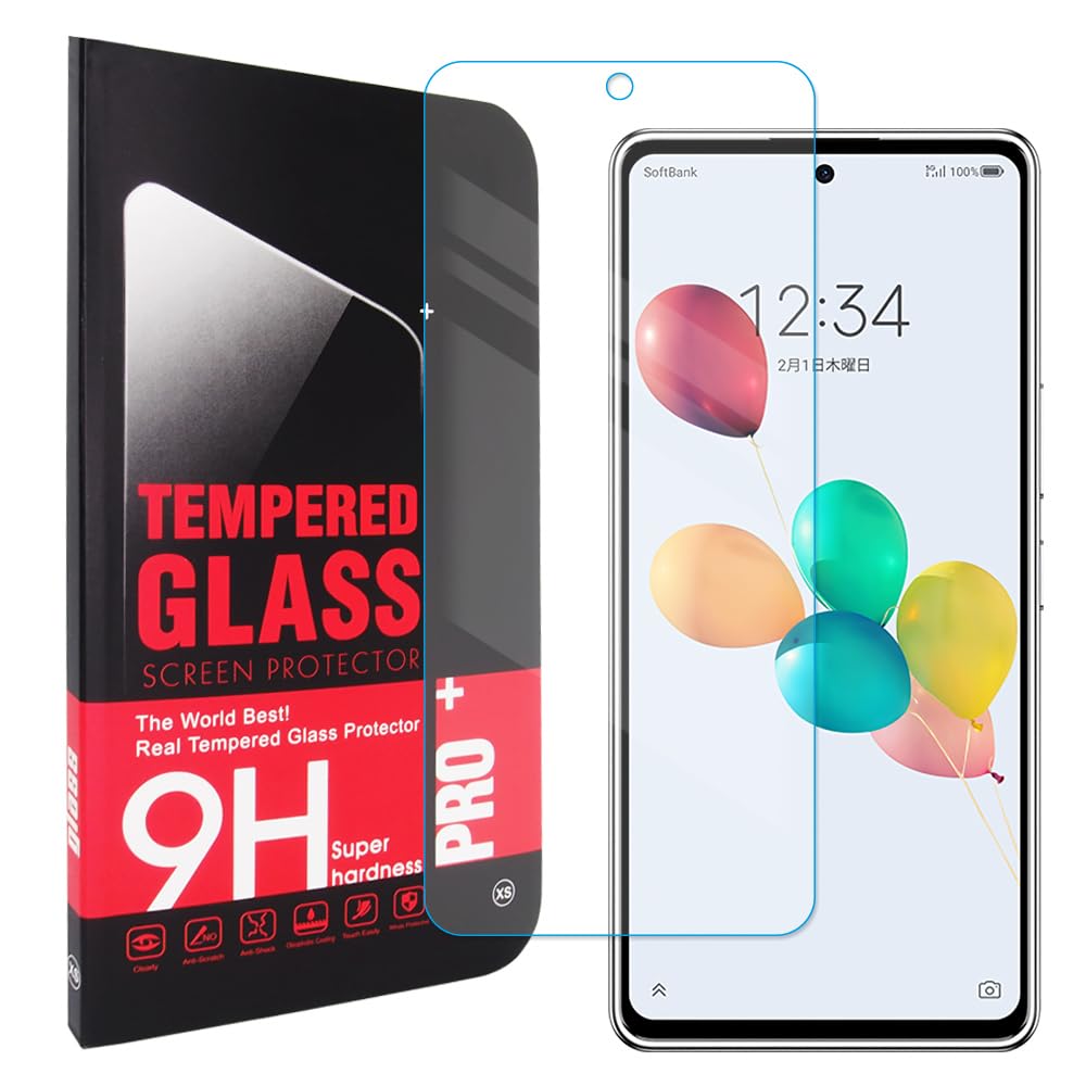 Amazon | あんしんファミリースマホ A303ZT 強化 ガラスフィルム