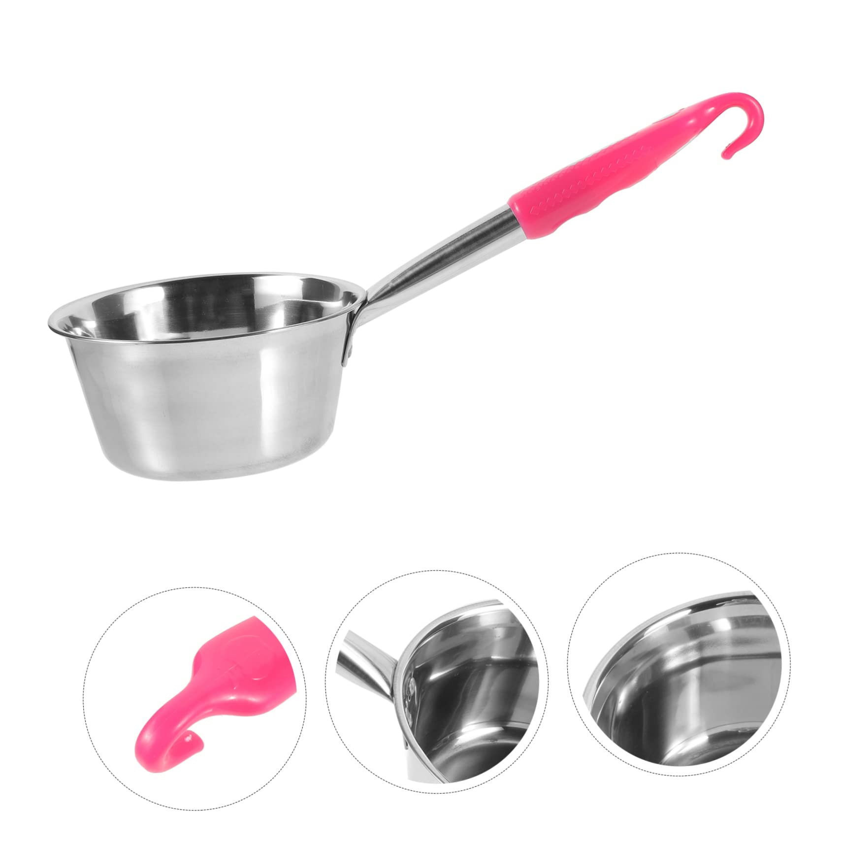 Kisangel 3stücke -wasserkelle Mit Ergonomischem Griff Multifunktionale Camping Und Küchenkelle Für Outdoor-aktivitäten Von Obst Und Zufällige Griff-farbe