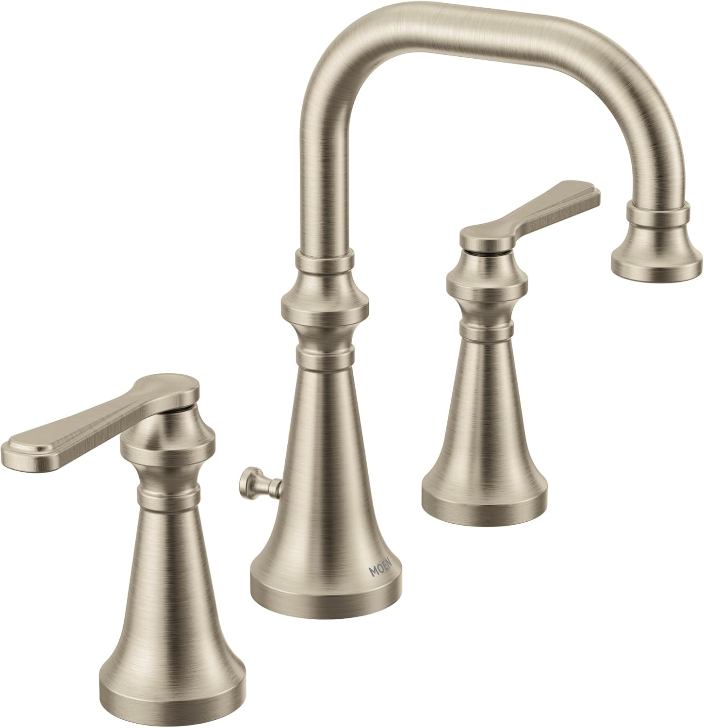 Moen TS44105 Colinet Traditional Cross Handle Wall Mount Bathroom Faucet Trim, Valve Required, Chrome