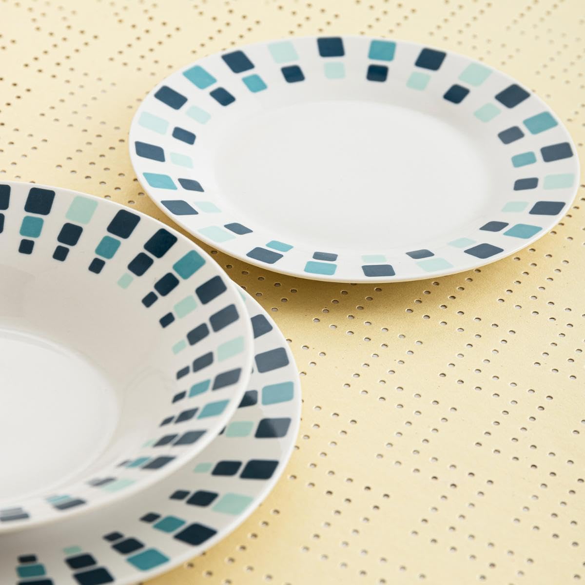 Quid Simetric Vajilla Porcelana 18 Pieces -6 People Blanco, Único