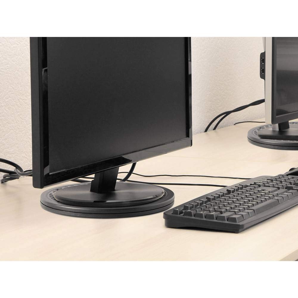 Plateau tournant pour Moniteur TOOLCRAFT 1507153 Noir