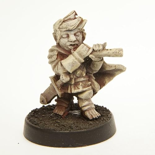 Miniatura 3 de Stonehaven Halfling Fife Player Figura en miniatura para 28mm Table parte superior Wargamesfabricado en EE. UU.