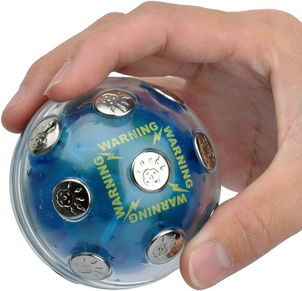 ThinkTop Shock Ball Hot Potato Game, Electric Shocking Game for Christmas, Adventure Funny Novelty Gift Fun Joking for Holiday