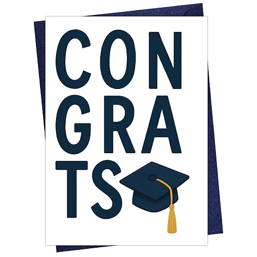 Cheerin Congratulations Card with Envelope - Graduation Card for Her