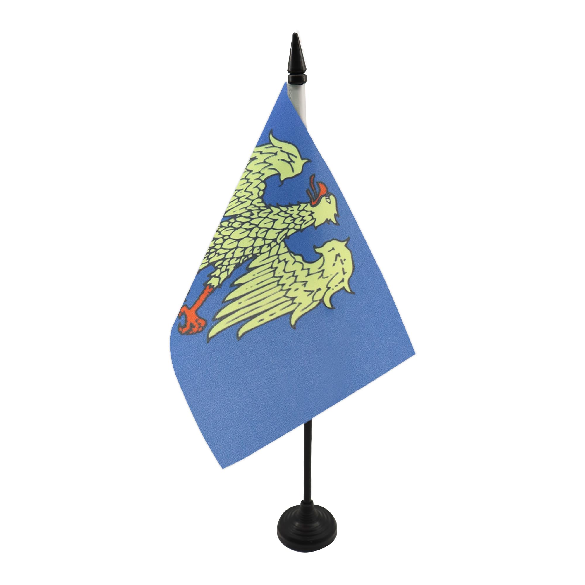AZ FLAG Bandiera Da Tavolo Friuli-Venezia Giulia 21x14 cm - Piccola Bandierina Friulana - Regione Italia