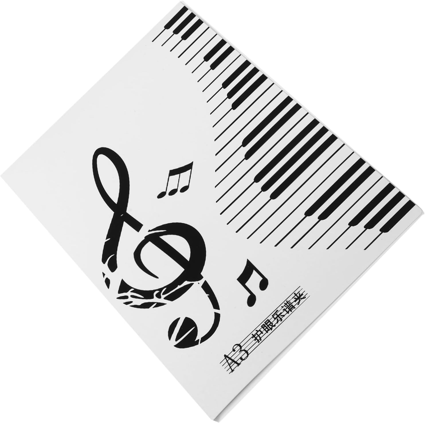 Music Sheet Folder with Pages Plastic Organizer for Piano Sheet Music Choral Band Performances and Document Storage Lightweight and Portable Concert Folder