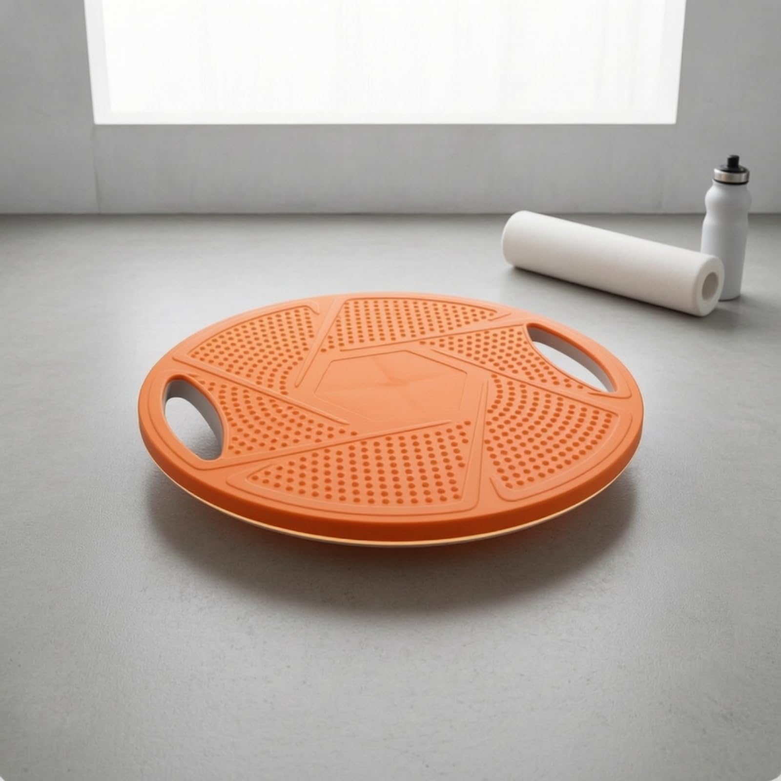 Generic Balance Training Board Tavola di Equilibrio Tavola Fitness Pedana Propriocezione Disco Allenamento con Piattaforma Antiscivolo E Impugnature per
