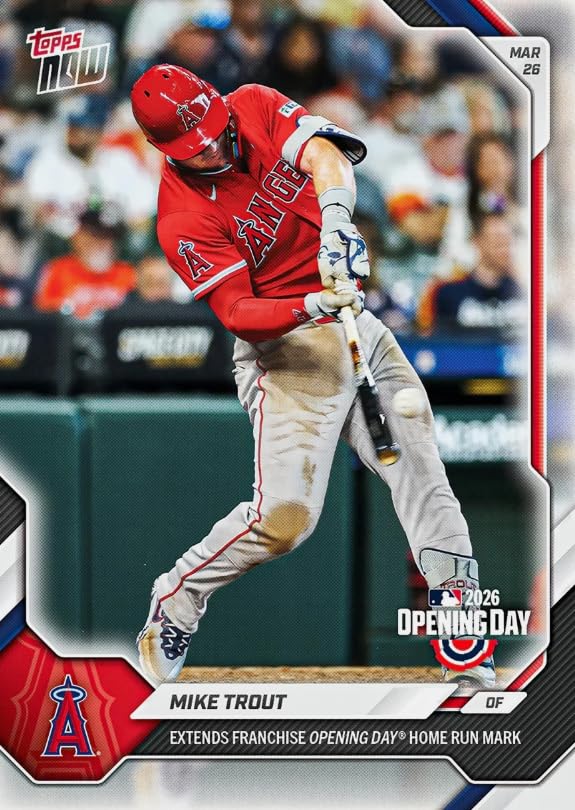 Amazon.co.jp: マイク・トラウト2026 Topps Now - 6 MLB ロサンゼルス