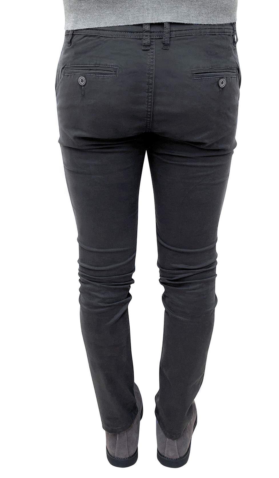 Evoga Pantaloni Casual Uomo Invernali Slim Fit Eleganti Chinos