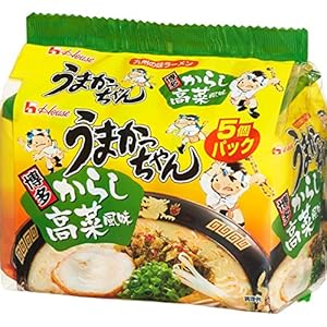 ハウス うまかっちゃん博多からし高菜風味 5食P×6個" 