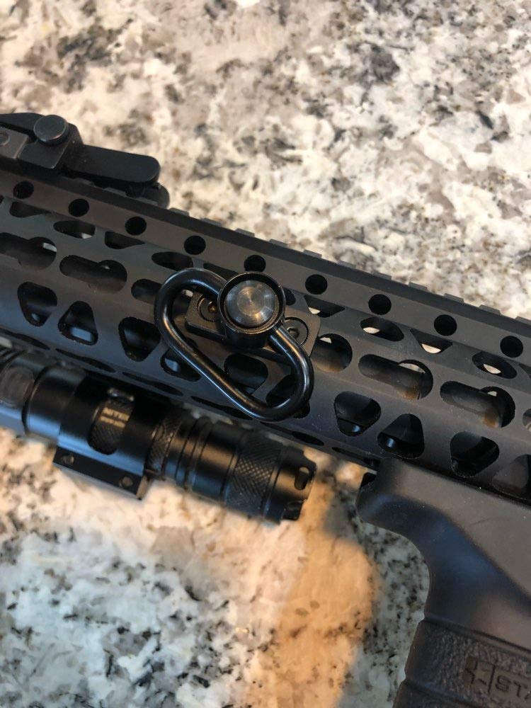 ACEXIER QD Supporto per Adattatore Girevole per Imbracatura con Base mIok per Binario per paramani AR15 con Adattatore per Chiave a brugola Accessori per Fucili da Caccia