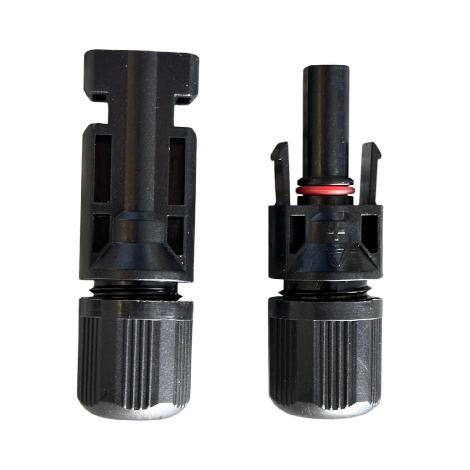 ASOT MC4 Solar Panel Connector Set (10 Pairs Without Spanner) – Male & Female Connectors with Metal Pins for PV Solar Power Systems