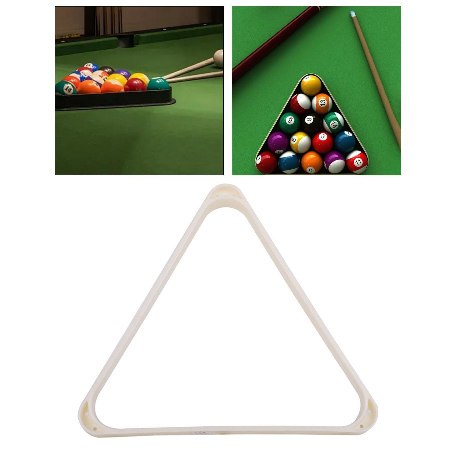 Yiju Pool Table Triangle Ball Rack Pool Ball Rack Billiards Supplies Billiard Ball Rack Holder for Snooker Pool Balls, Home, Game