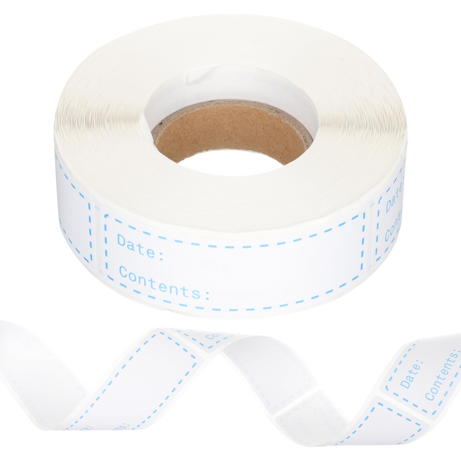Lot De 3 Rouleaux Détiquettes Alimentaires Amovibles pour La Conservation des Aliments Autocollants Adhésifs pour Conteneurs Et Bocaux 2 Rouleaux X 3