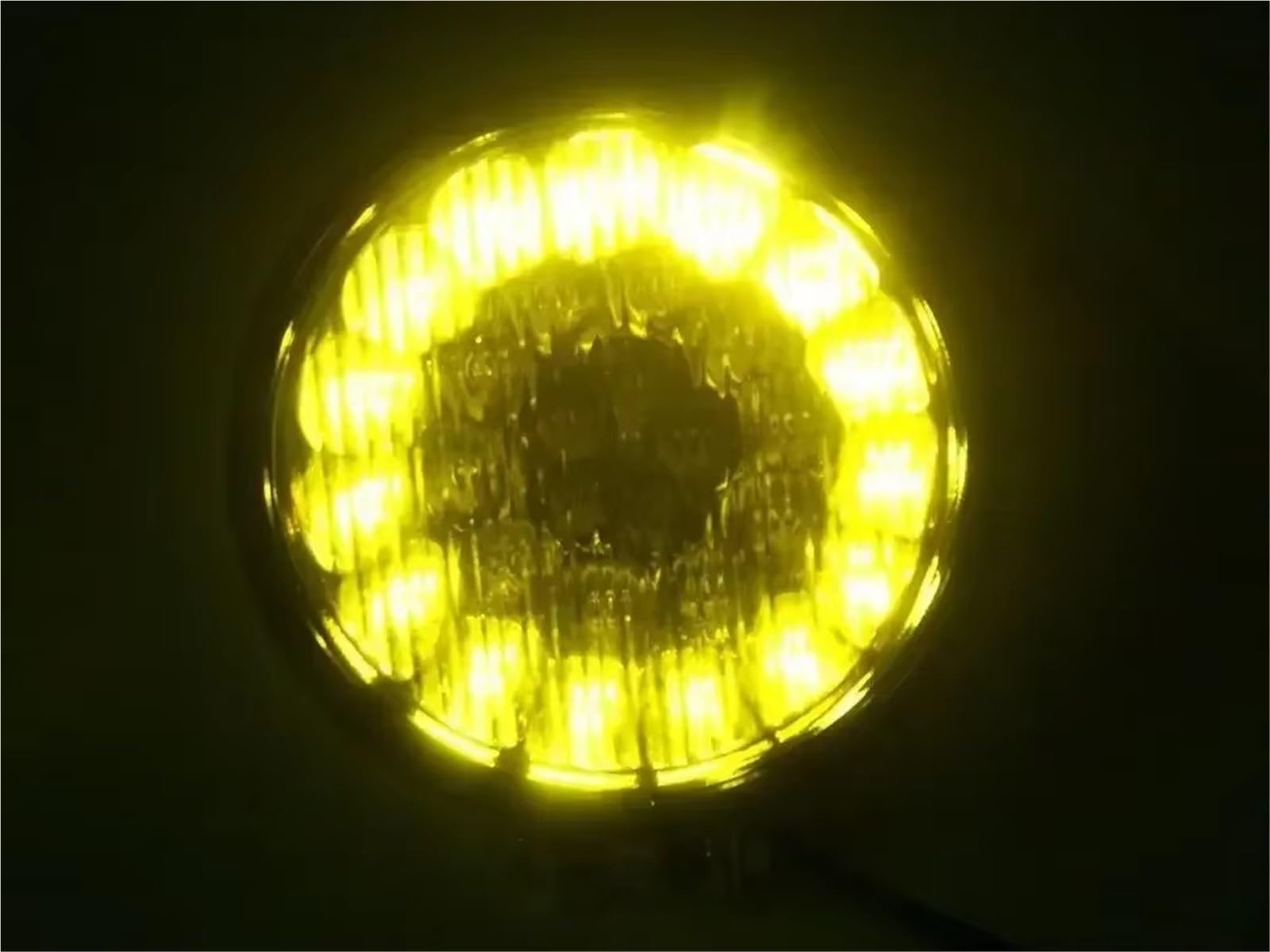 Fari Per Moto Per Cruiser Per Chopper CB Per Cafe Per Racer Per Bobber Per Vintage Faro Anteriore A LED Ambra Da 5" Per Moto Faro Anteriore Moto