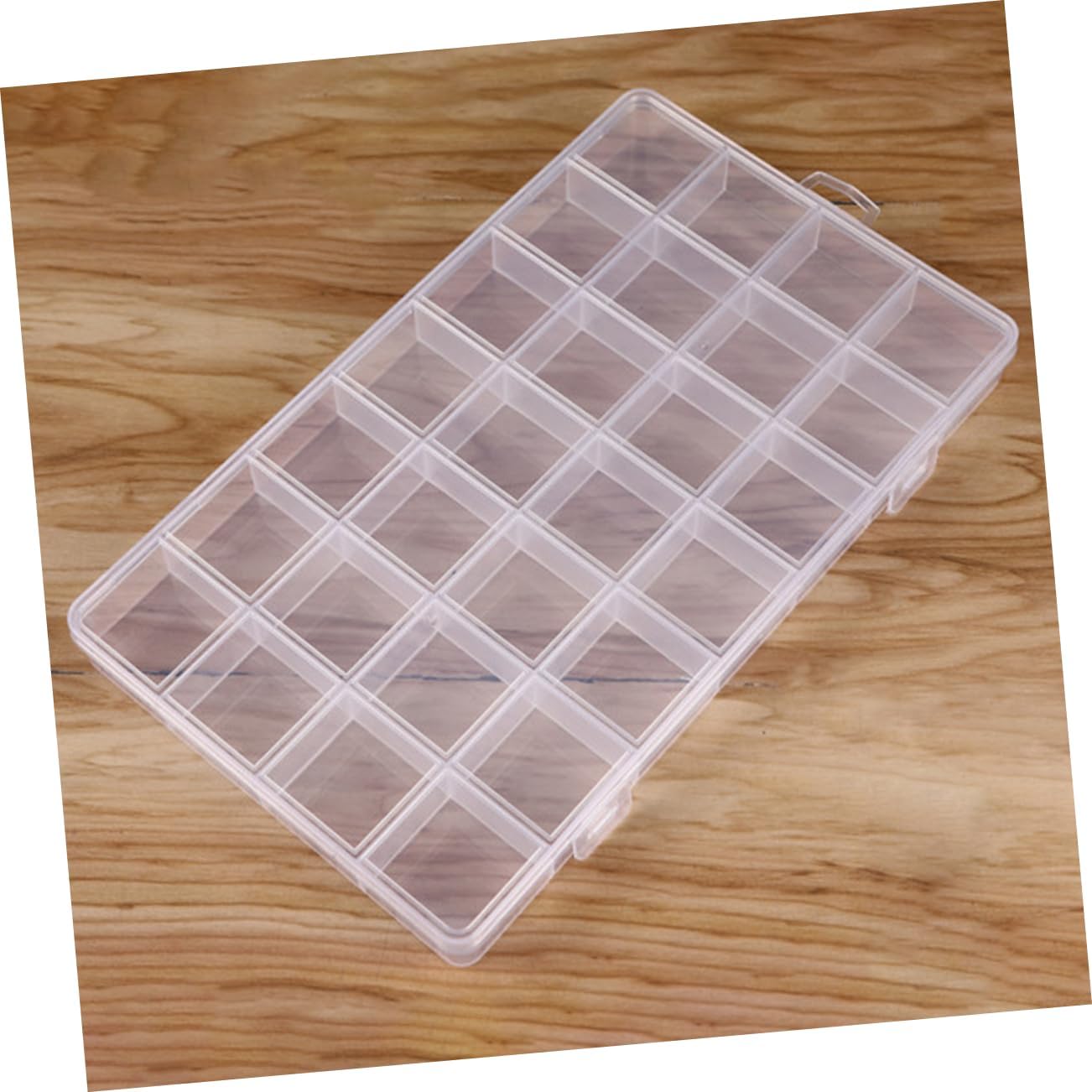 Happyyami 2pcs Plastic Storage Box for Jewelry Beads and Fishing Tackle Multi-functional Organizer Design for Craft Supplies and Small Parts