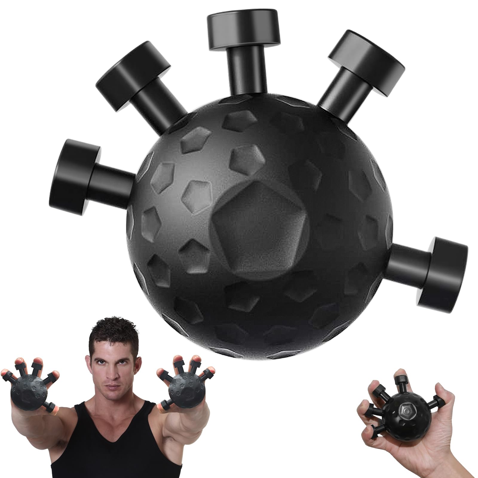 Nest Timber Grip Trainer - Adjustable Finger Grip for Hand and Forearm Strength Development for Musicians, Rock Climbers and Fitness Enthusiasts (25KG Pink / 45KG Black)