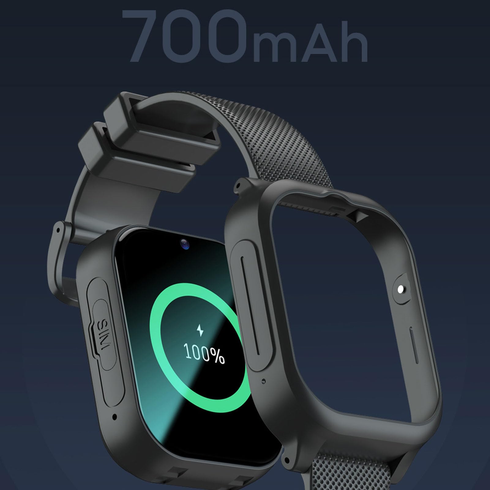 LICAEVEY Smartwatch für Kinder (Jungen und Mädchen), 4G LTE GPS-Tracker, Touchscreen-Smartwatch mit Videoanrufen, SOS-Funktion, LBS-Ortung, Klassenzimmermodus, IP67 Wasserdicht, für