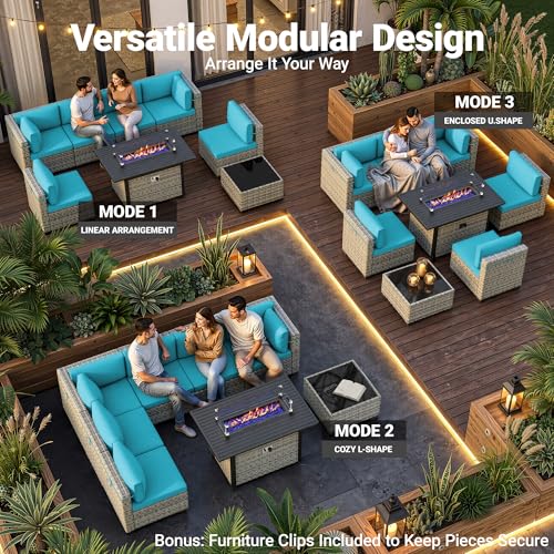 Luxury Patio Conversation Set Wicker