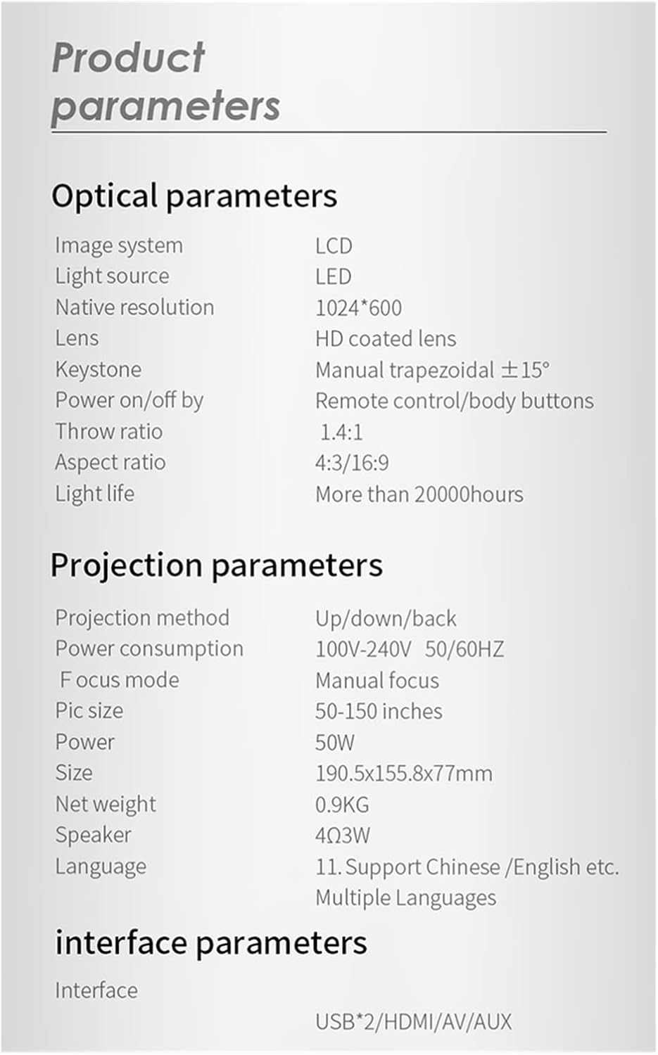T4 Mini Projector 3600 Lumens Support Full HD 1080P LED Proyector Big ...